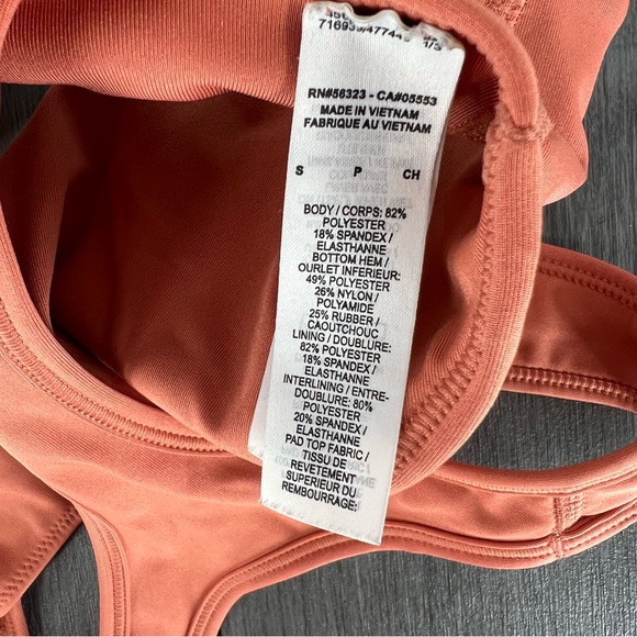 Nike dry-fit sports bra small peach - Picture 4 of 5